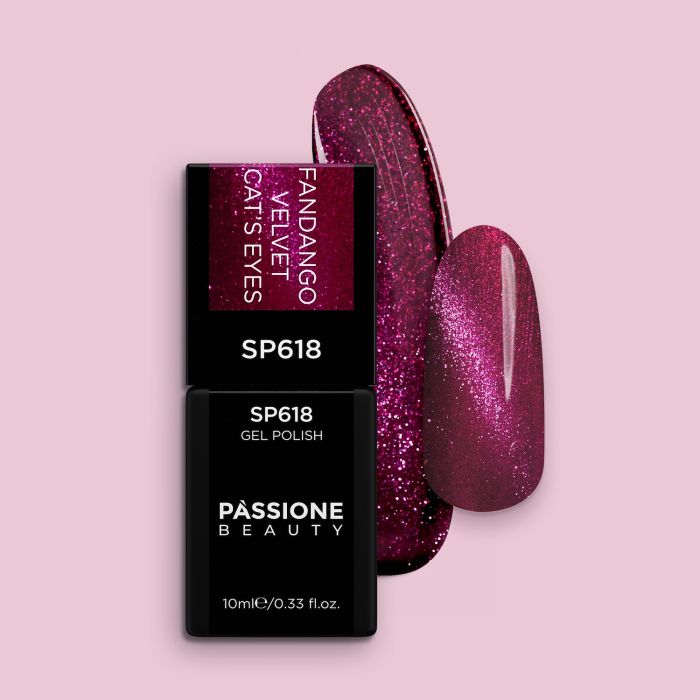 UV Nagellack SP618 Fandango Velvet Cat's Eye