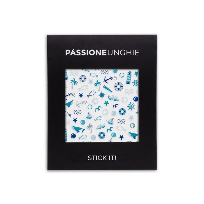 Navy - Nail Stickers