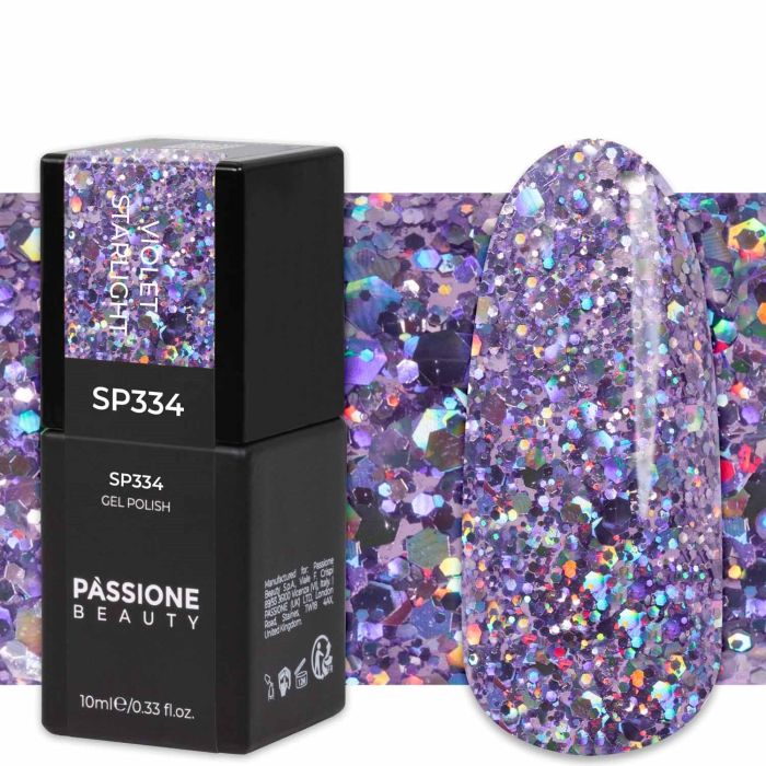 Vernis semi-permanent VS334 Violet Starlight