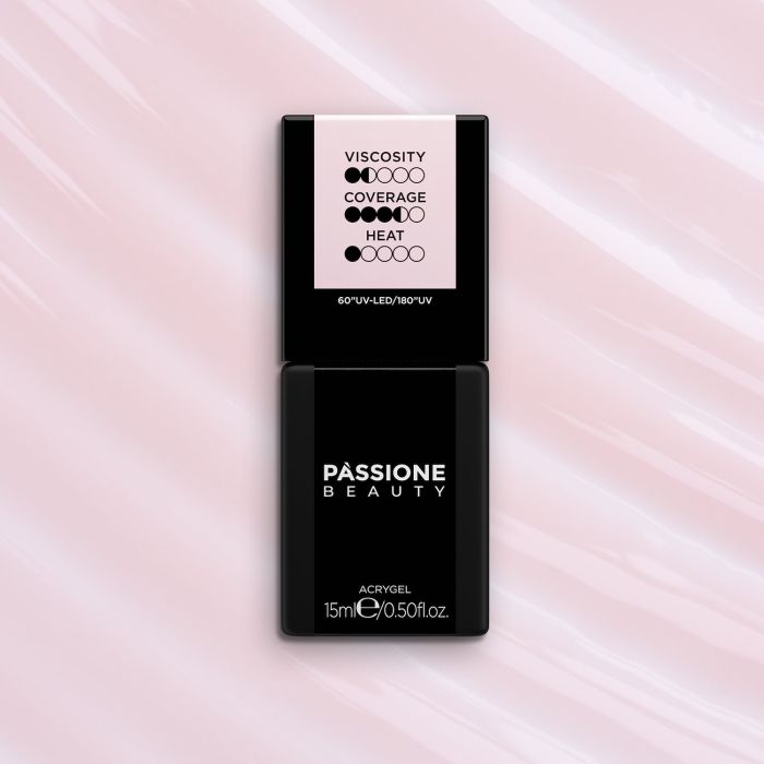 Liquid AcrilGel® Milky Nude 15ml - Self-levelling, low-viscosity milky nude builder gel. - detail 3