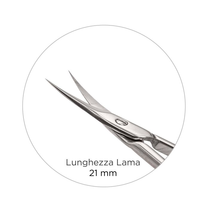 Cuticle Scissors 21 mm Expert 50 Staleks detail