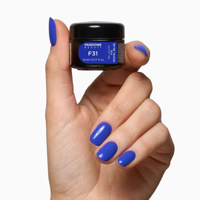 Gel colour F31 Royal Blue detail