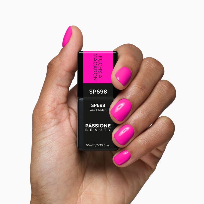 UV Nagellack SP698 Fuchsia Macaron Detail