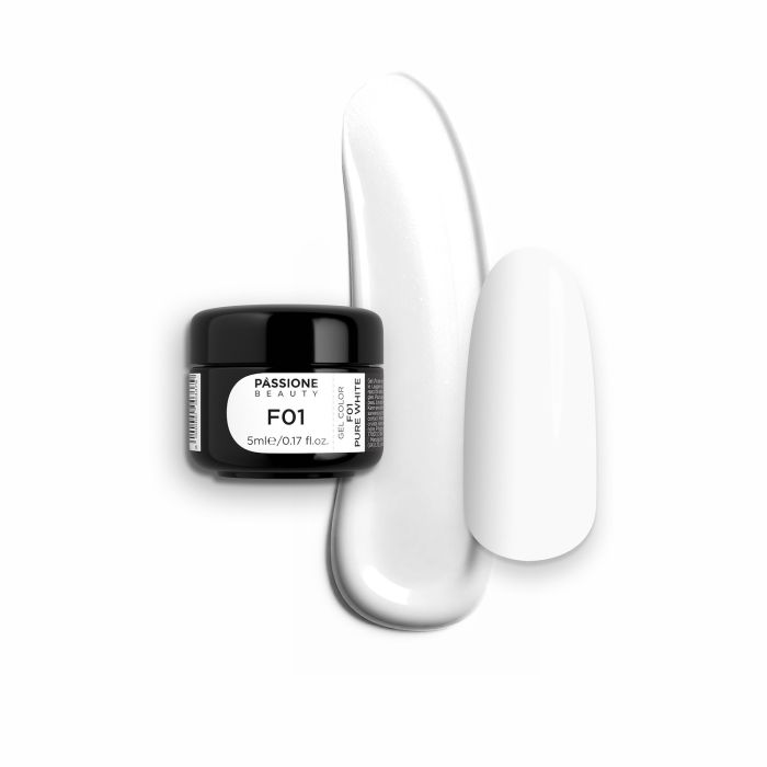 Gel colour F01 Pure White