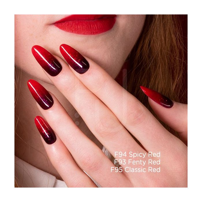 Farbgel F93 Fenty Red Detail