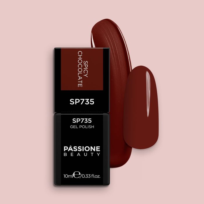 Gel Nail Polish SP735 Spicy Chocolate