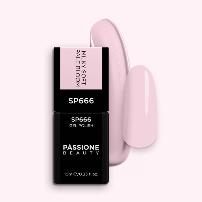 UV Nagellack SP666 Milky Soft Pale Bloom