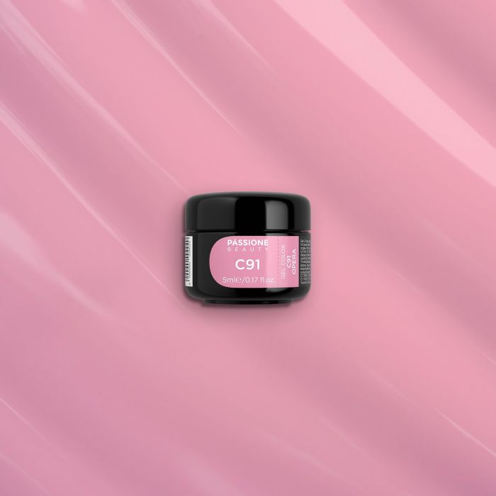 Gel Color C91 Opera - Gel color rosa delicado - detalle 3