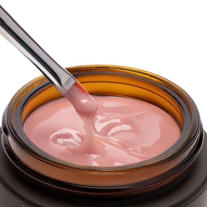 Builder Gel JELLY-PRO Nude 50 ml - High Viscosity Blushed Beige Builder Gel, 50ml - detail 1