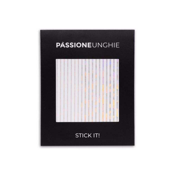 Holo Silver Strip - Stickers