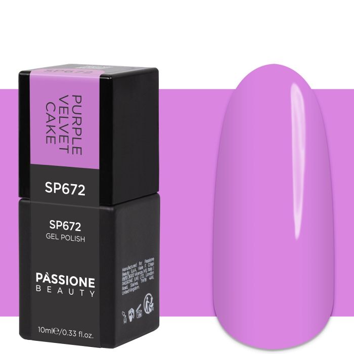Esmalte semipermanente SP672 Purple Velvet Cake