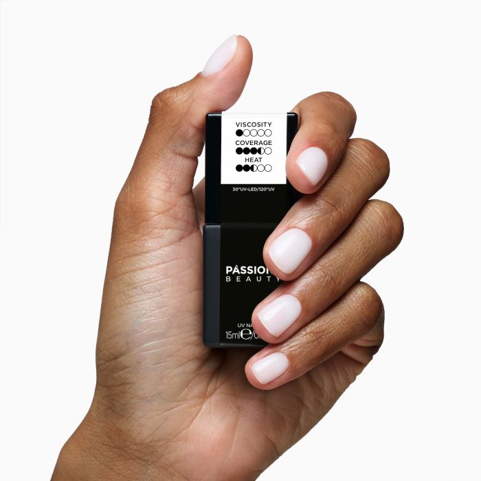 HD White Fiber Base 15ml - Gel Polish Base Milky White 15 ml - detail 2