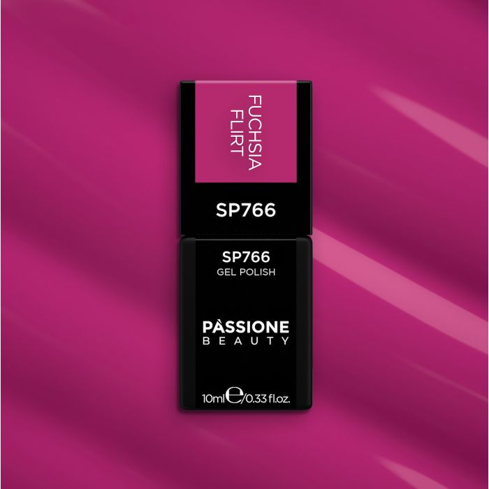 Vernis semi-permanent SP766 Fuchsia Flirt - Vernis semi-permanent fuchsia éclatant - détail 2