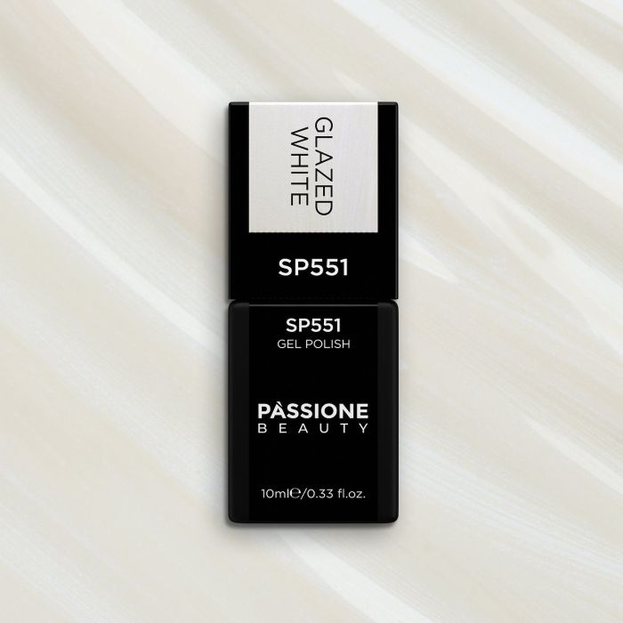 Vernis semi-permanent SP551 Glazed White détail
