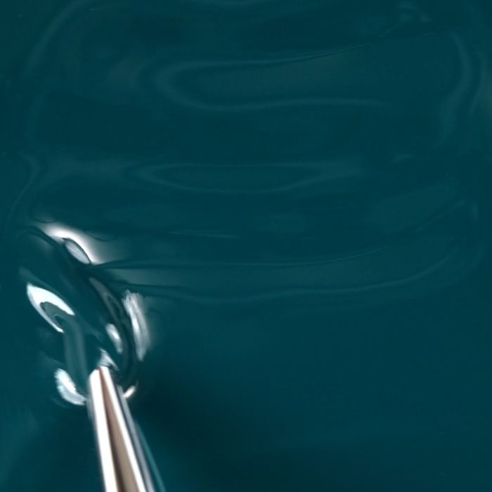 Application of Gel Nail Polish GPF71 Bottle Green 