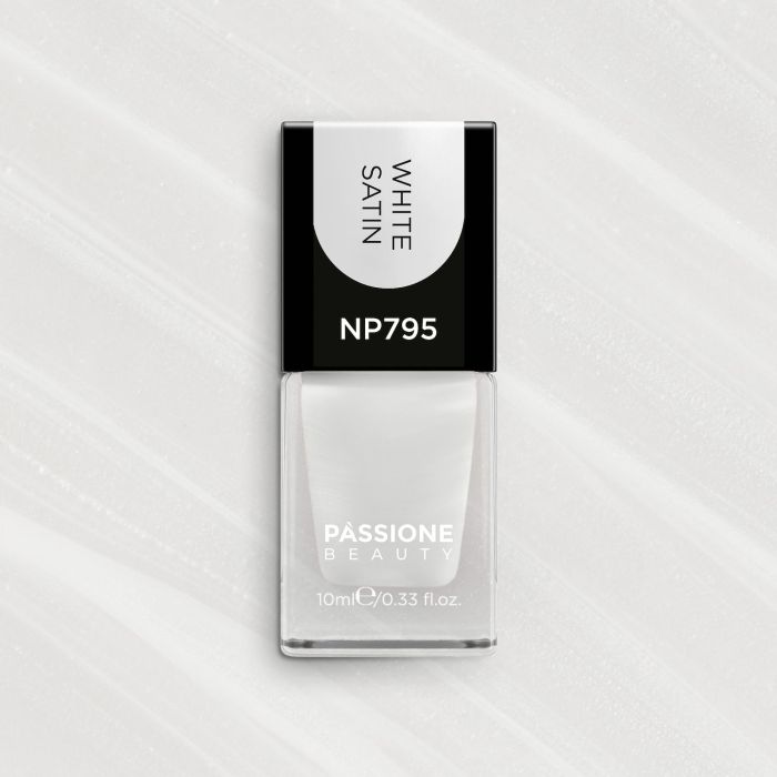 Vernis NP795 White Satin détail