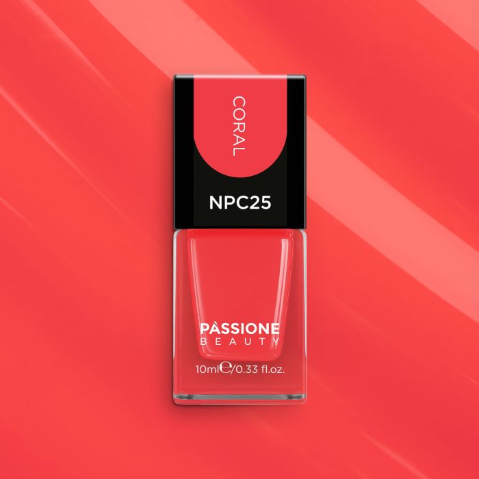 Esmalte NPC25 Coral - Esmalte naranja coral - detalle 3