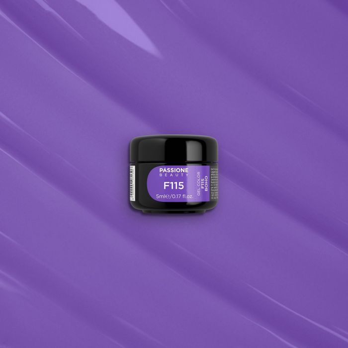 F115 Boho - Gel colorante violeta frío autosellador - detalle 1