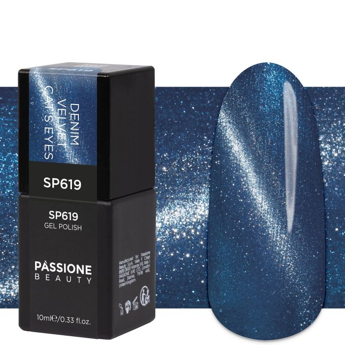Esmalte semipermanente SP619 Denim Velvet Cat’s Eyes