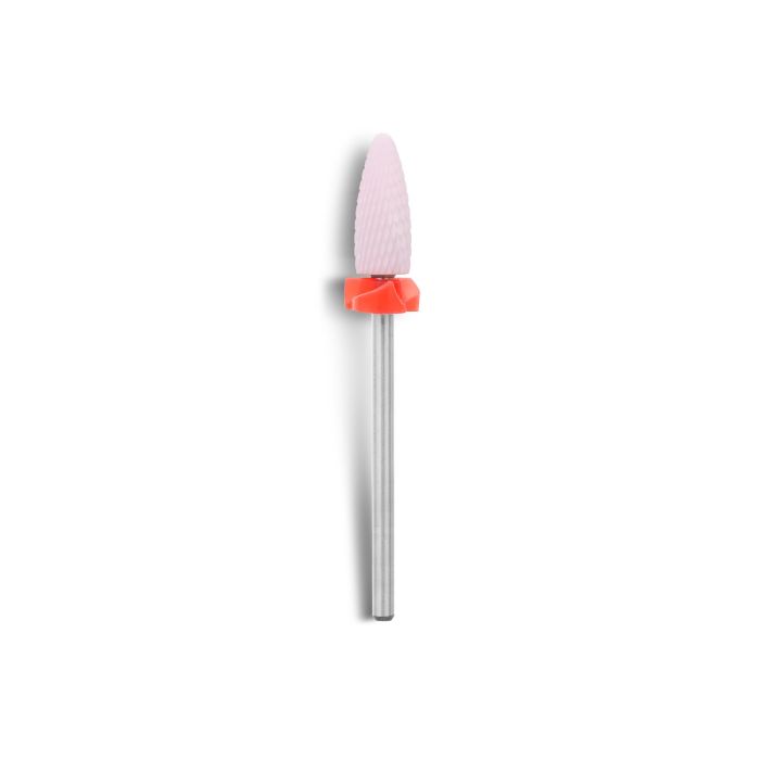 Ceramic Pink Flame Nail Drill Bit