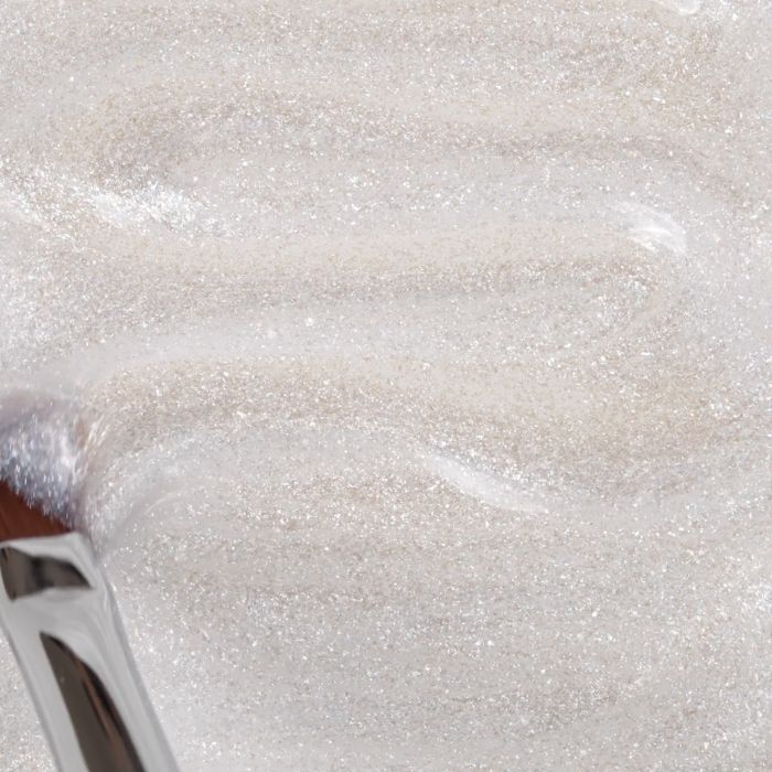 Anwendung von Glitter Farbgel G17 White Glitter