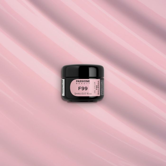 Gel Colour F99 Ballerina - Lightpastel pink Self-sealing UV Gel Colour - detail 2