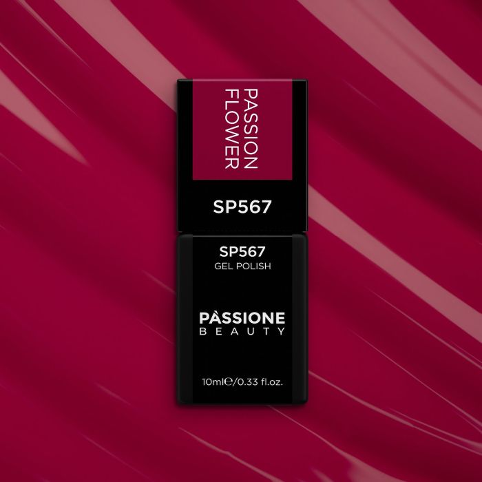 UV Nagellack SP567 Passion Flower - UV Nagellack in Schwarzkirsche-Fuchsia - Detail 3