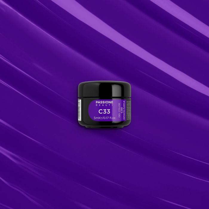 Gel Color C33 Infinite Purple - Gel color violeta amatista - detalle 3