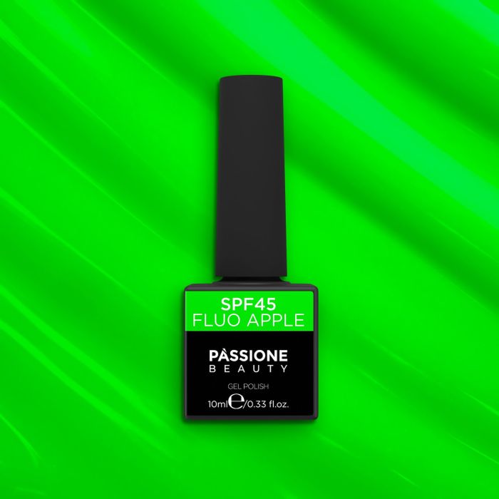 Vernis semi-permanent VSF45 Fluo Apple - Vernis semi-permanent vert shocking vibrant - détail 2