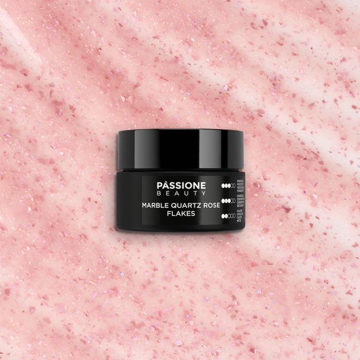 Gel constructor Marble Quartz Rose Flakes - 15ml - Gel constructor con purpurina para coberturas y reconstrucciones - detalle 3