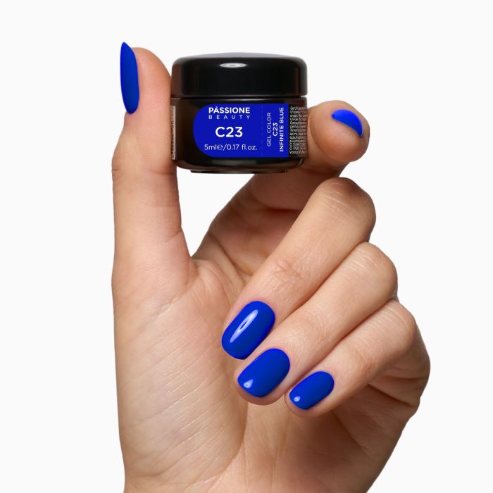 Gel Color C23 Infinite blue detalle