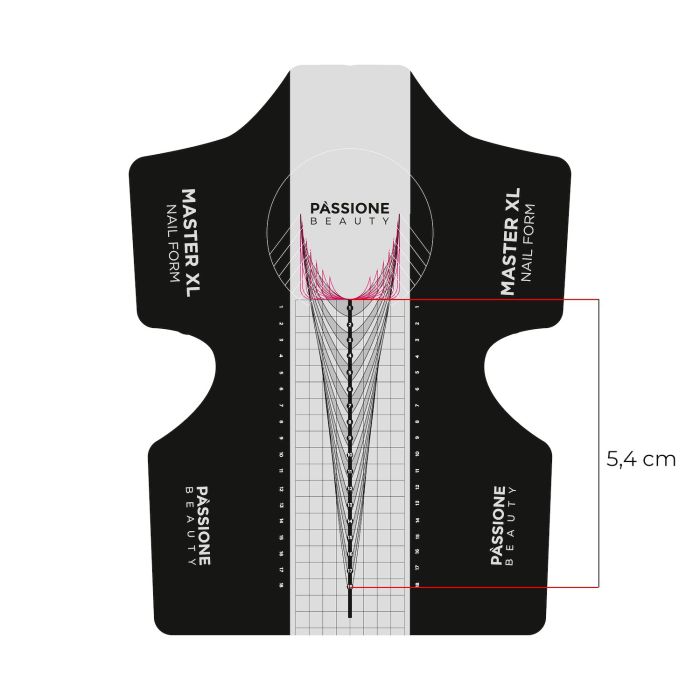 Master Pro XL Nail Forms Box - 100 pcs detail