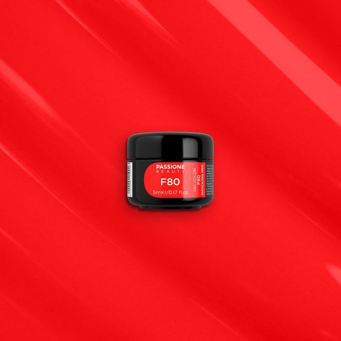 Gel Couleur F80 Shocking Red - Gel couleurF80 Shocking Red - détail 3
