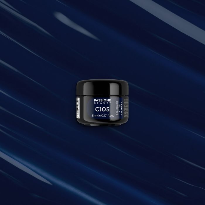 Gel couleur C105 Atlantic - Gel couleur bleu foncé - détail 1