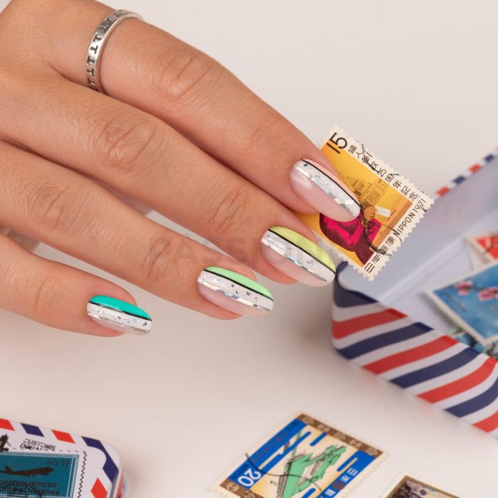 Black Strip - Nail Stickers detail