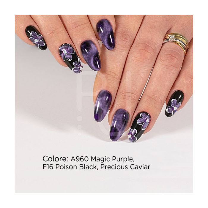 Gel colour A960 Magic Purple detail