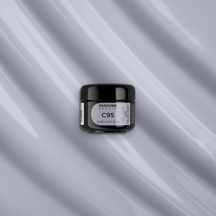Gel Color C95 Pearl Grey - Gel color gris claro - detalle 3