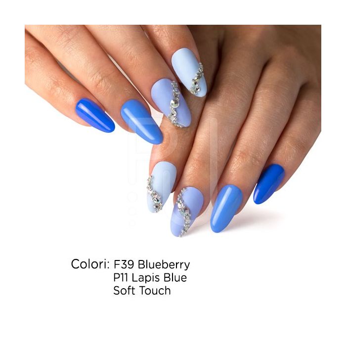 Gel colour F39 Blueberry detail