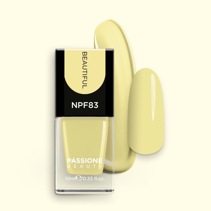 Vernis NPF83 Beautiful - Vernis jaune clair pastel