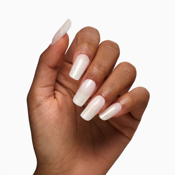 Stardust 50ml - Gel de construction auto-égalisant blanc laiteux avec très fines micro-paillettes orangées - détail 3