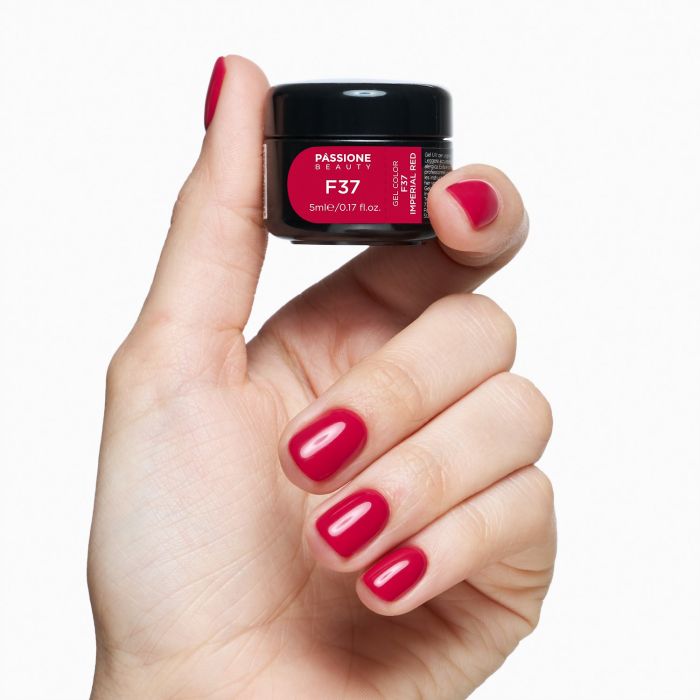 Gel colour F37 Imperial Red detail