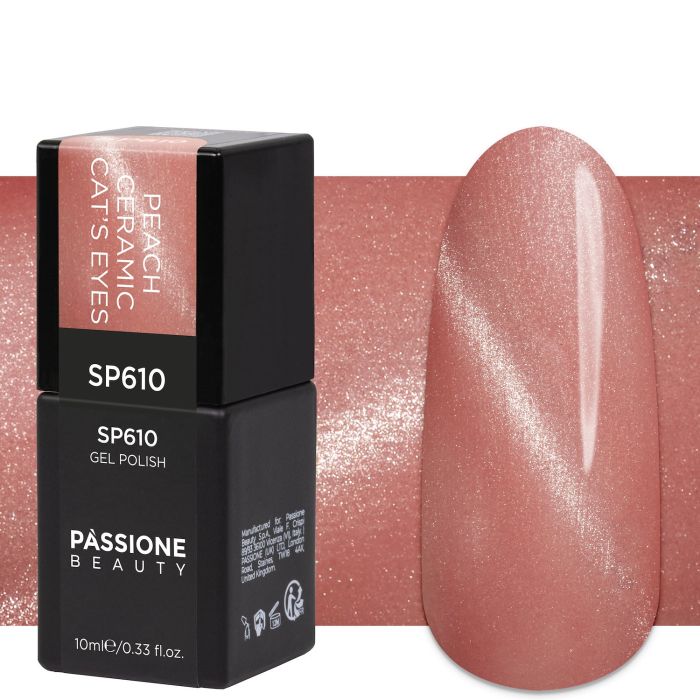 Esmalte semipermanente SP610 Peach Ceramic Cat’s Eyes