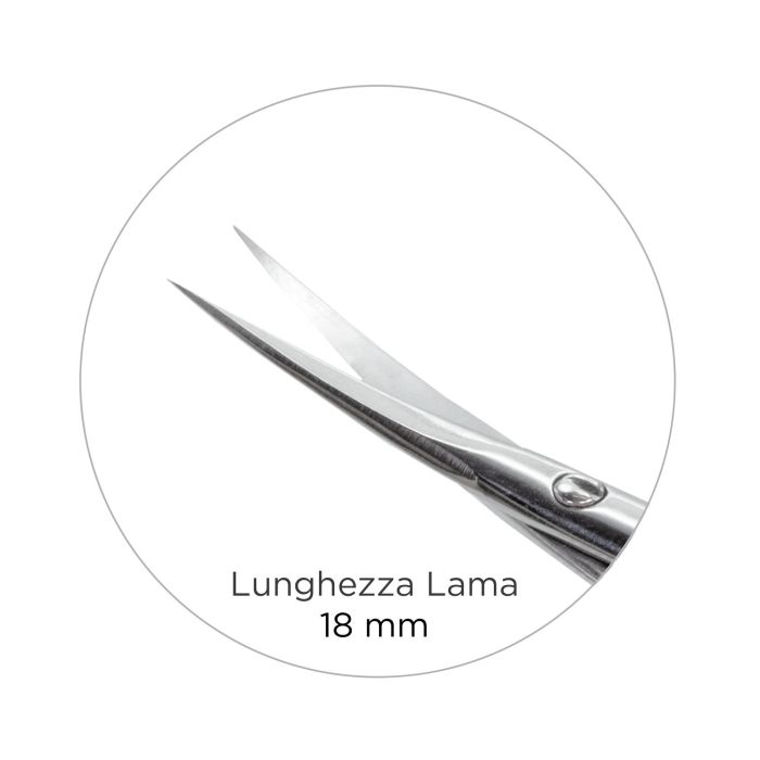 Cuticle Scissors 18 mm Exclusive 20 Magnolia Staleks detail