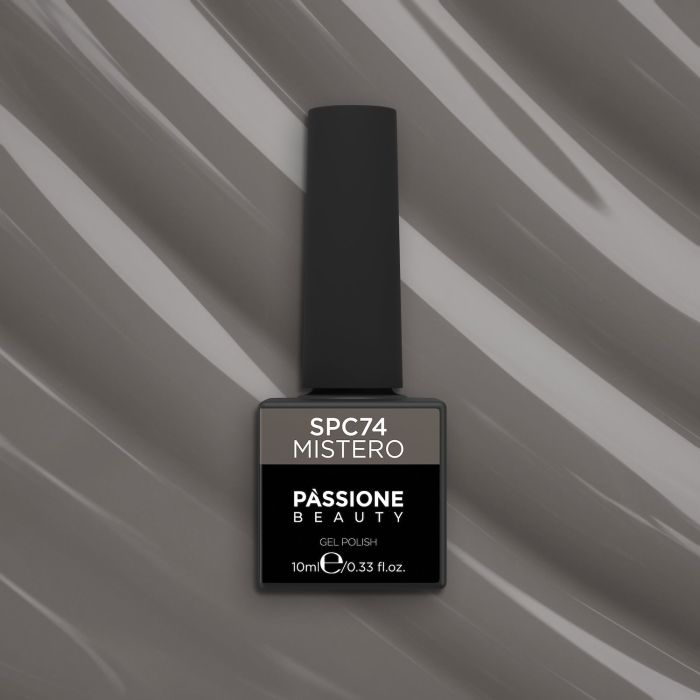 Vernis semi-permanent VSC74 Mystery - Vernis semi-permanent gris foncé - détail 1