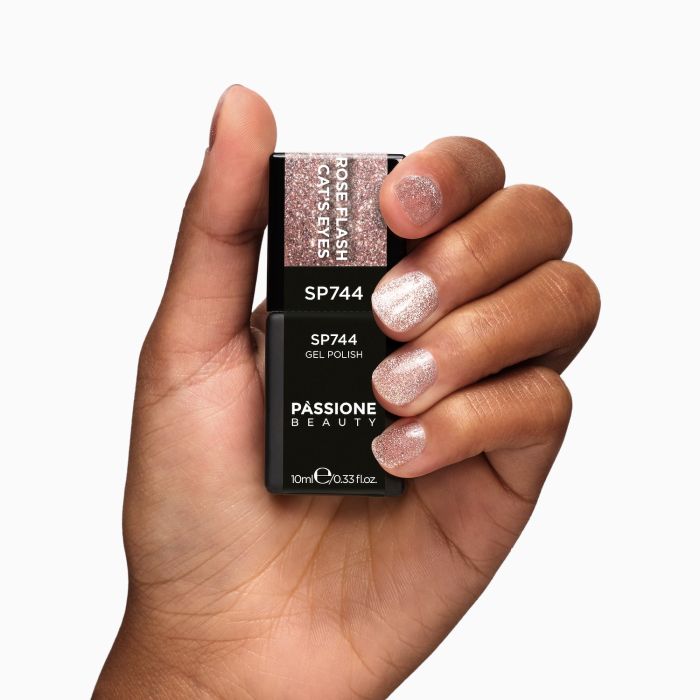 Gel Nail Polish SP744 Rose Flash Cat’s Eyes - Rose Flash Cat’s Eyes Gel Polish - detail 2