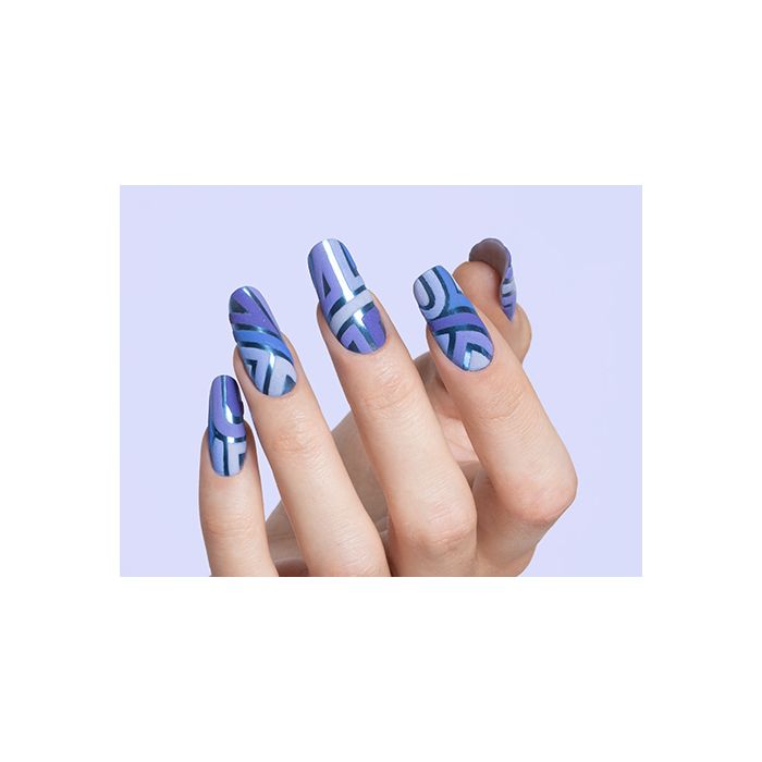 Geometric nails | Nail art geometrica