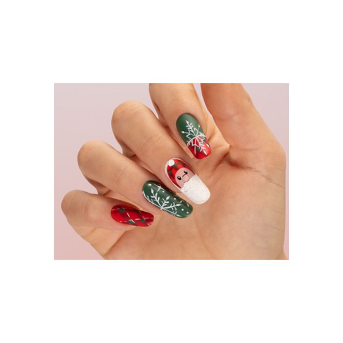 Santa Nails | Nail art Babbo Natale