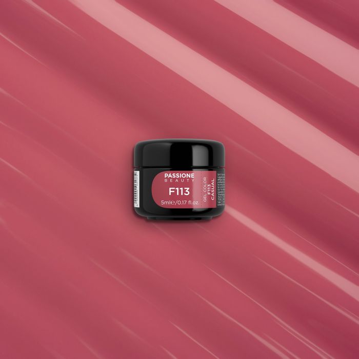 Gel Couleur F113 Casual - Gel couleur auto-scellant brique rosée - détail 2