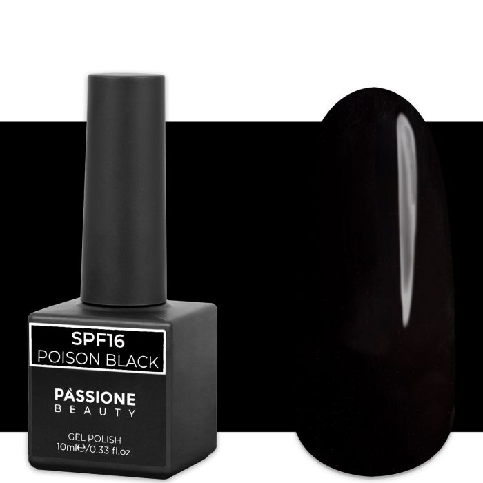 Esmalte Semipermanente EPF16 Poison Black