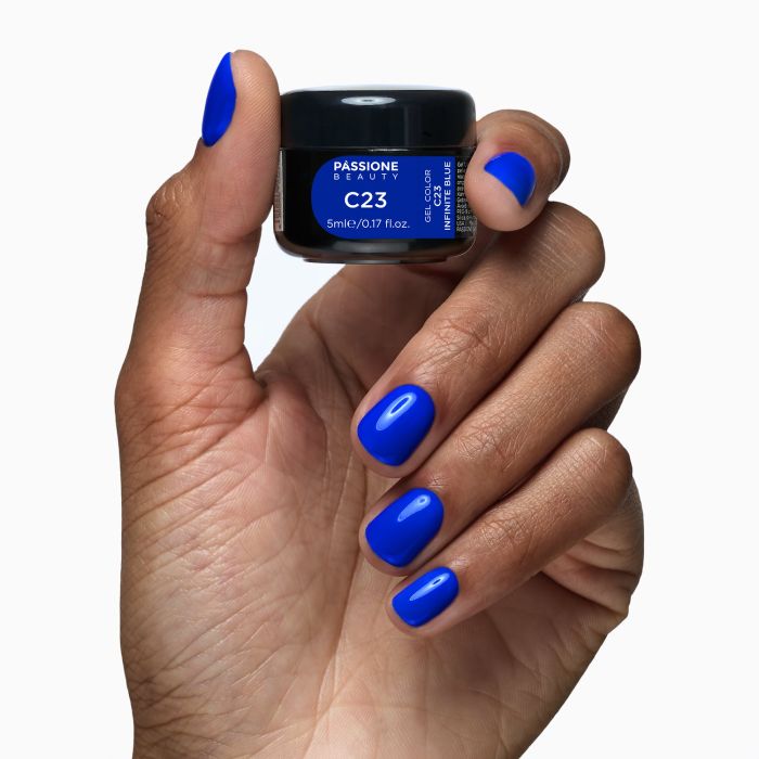 Gel Couleur C23 Infinite blue détail